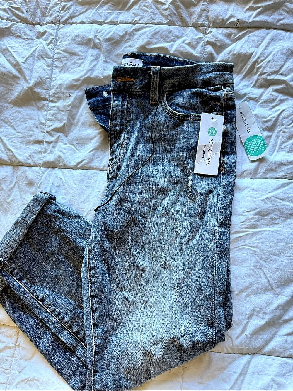 Studio Blue Kenova Capri Jean Skinny Jeans Blue Waist 30